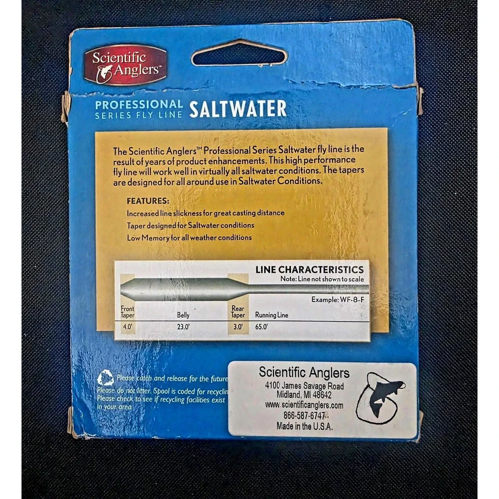 VTG Scientific Anglers Professional Saltwater Fly Line Pro Series WF-11-F Sand